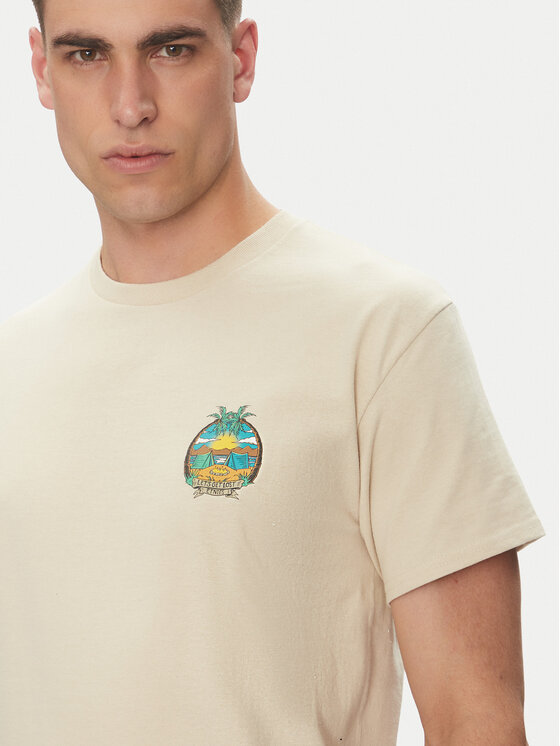 Etnies Etnies T-Shirt Camp Vibes 4130003782 Beżowy Regular Fit