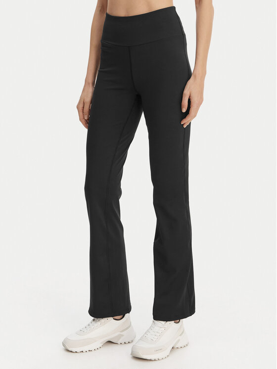 Calvin Klein Performance Colanți Icon LVGWS6L648 Negru Flare Fit