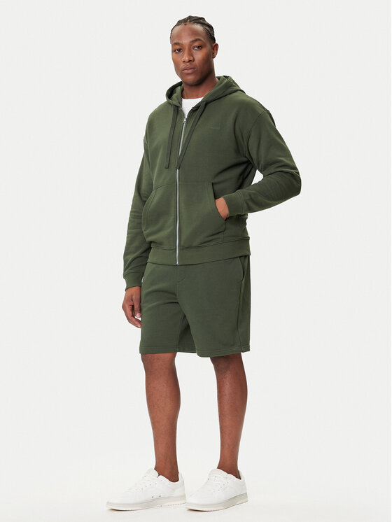 HUGO HUGO Bluza Dapozip 50548651 Zielony Relaxed Fit