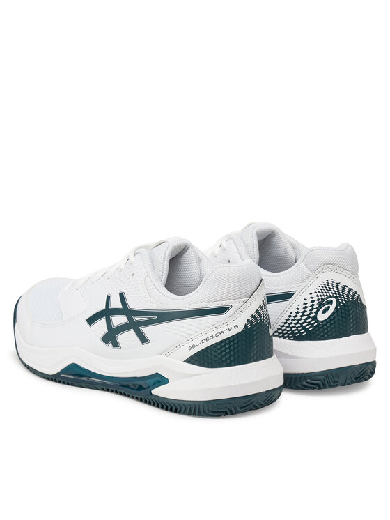 Asics Asics Buty do tenisa Gel-Dedicate 8 Clay 1041A448 Biały