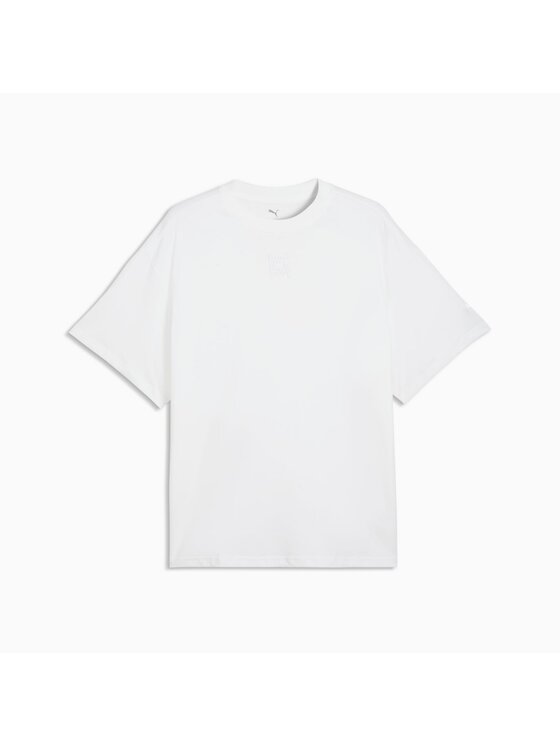 Puma Puma T-Shirt 694569 Biały Regular Fit