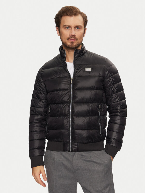 KARL LAGERFELD KARL LAGERFELD Télikabát 505090 551590 Fekete Regular Fit