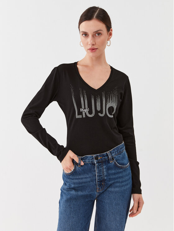 Liu Jo Blúzka MF3269 J5923 Čierna Regular Fit