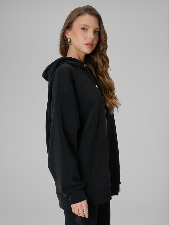 4F 4F Bluza EVERYWEAR Czarny Oversize