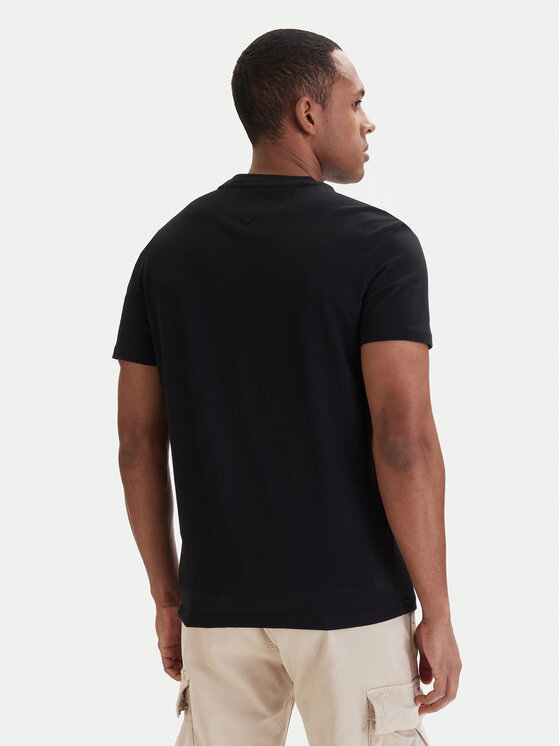 Tommy Jeans Tommy Jeans Póló DM0DM22551 Fekete Regular Fit