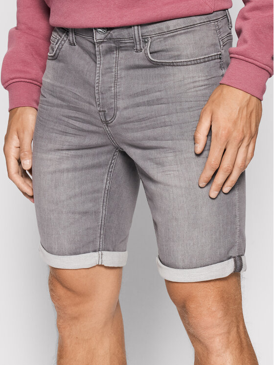 Only & Sons Only & Sons Pantaloni scurți de blugi Ply 22018583 Gri Regular Fit