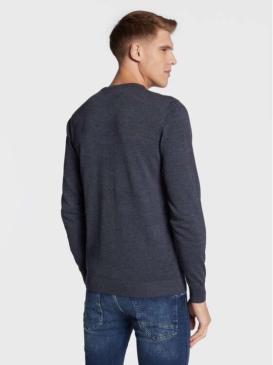 Maglione M-3020-KWV200 Blu scuro Regular Fit