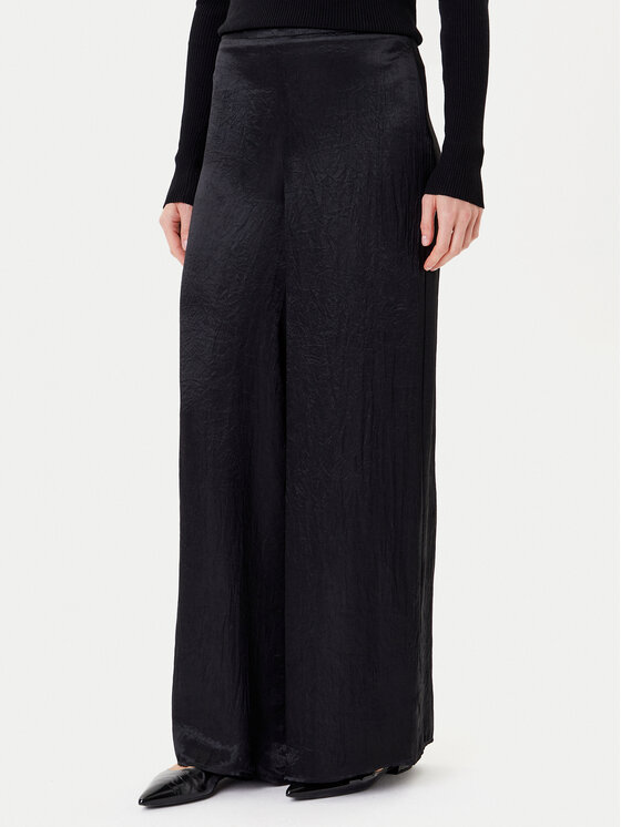 Marella Spodnie palazzo William 2525136051 Czarny Wide Leg