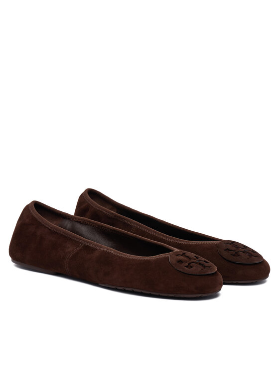 Tory Burch Tory Burch Baleriny Reva Travel Ballet 177247 Brązowy