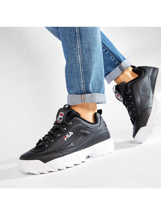 Fila disruptor sale low nero