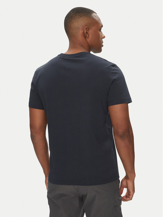 Parajumpers Parajumpers T-Shirt Tape 25SMPMTSIT01 Granatowy Regular Fit