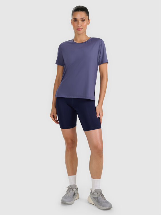 4F 4F Koszulka techniczna MULTI ACTIVE Granatowy Regular Fit