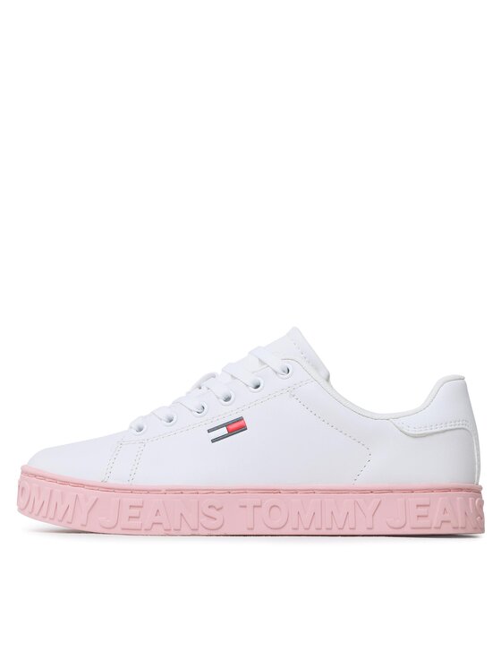 Tommy Jeans Tommy Jeans Sneakers Cool Tommy Jeans Sneaker Season EN0EN02132 Bianco