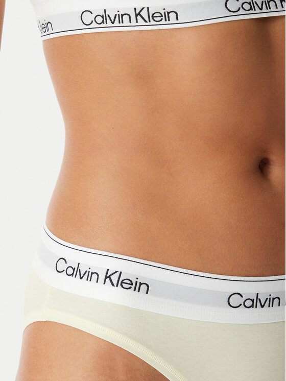 Calvin Klein Underwear Calvin Klein Underwear Класически дамски бикини LV00QF8520 Кремав