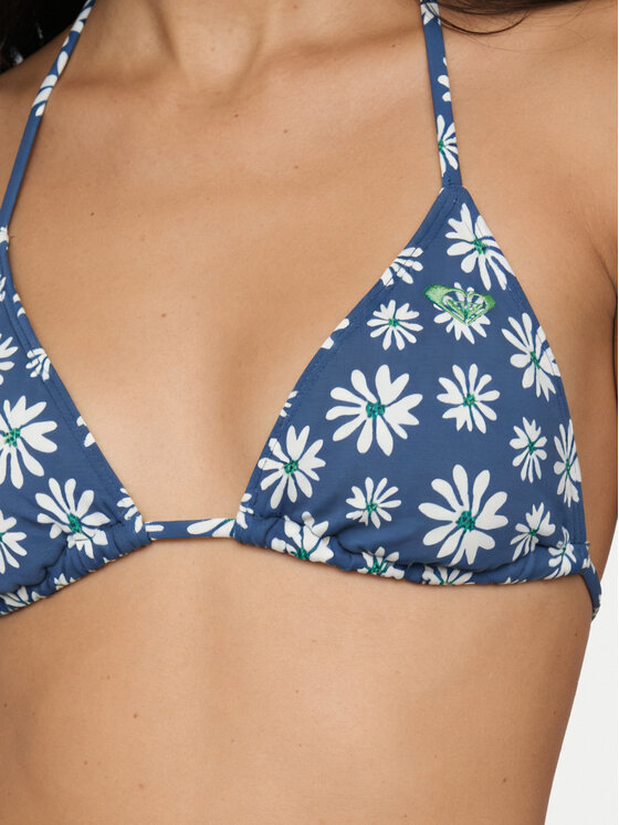 Roxy Roxy Bikini partea de sus Printed Essentials Tiki Tri ERJX305695 Albastru