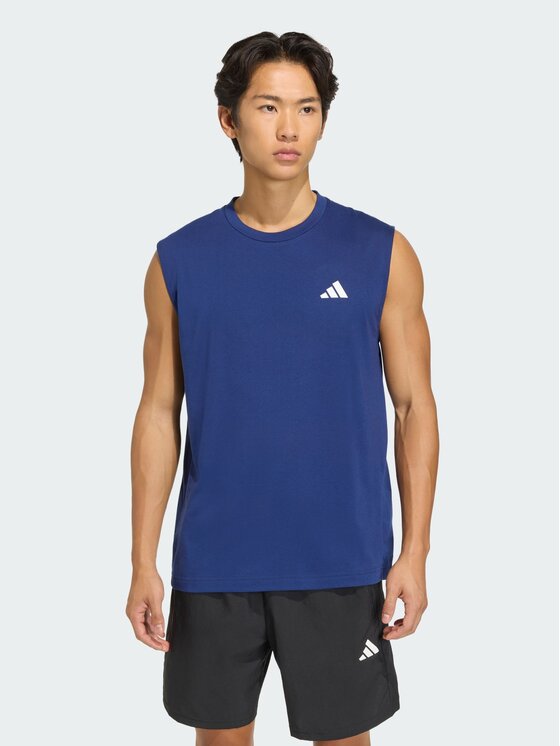 adidas adidas Koszulka techniczna 163621 Niebieski jasny Regular Fit