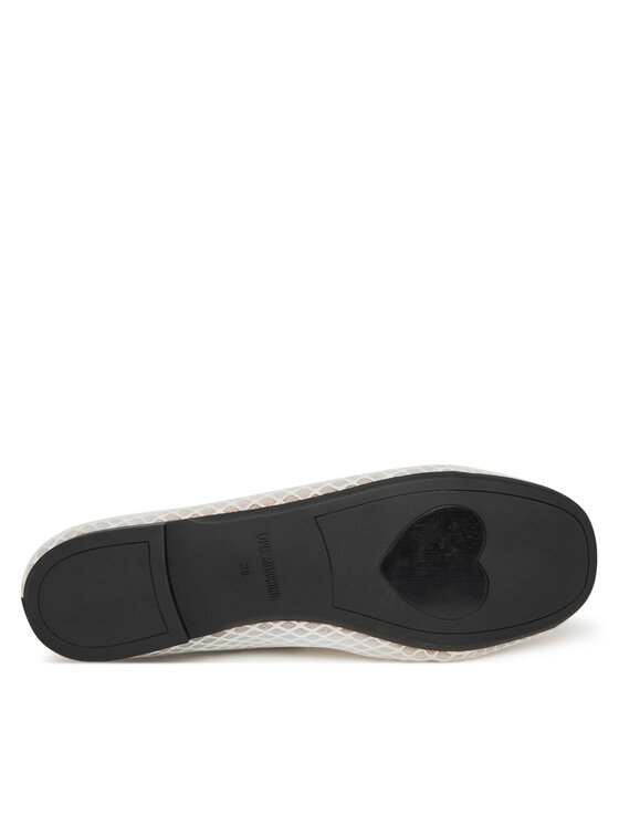 LOVE MOSCHINO LOVE MOSCHINO Balerinke JA11051G0MIQ0100 Bijela