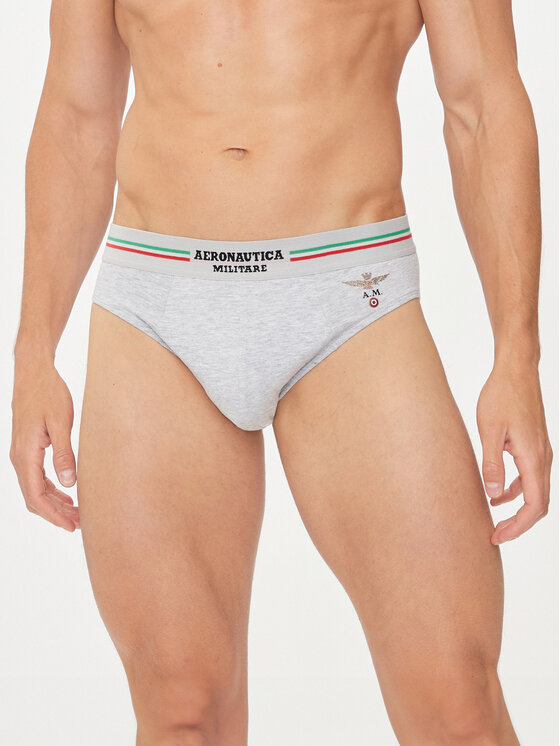 Aeronautica Militare Aeronautica Militare Komplet spodnjih hlač slip﻿ AM1USL001 Siva