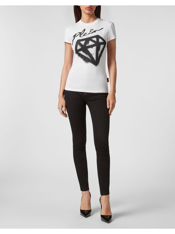 PHILIPP PLEIN PHILIPP PLEIN T-Shirt 2315 Bílá Regular Fit