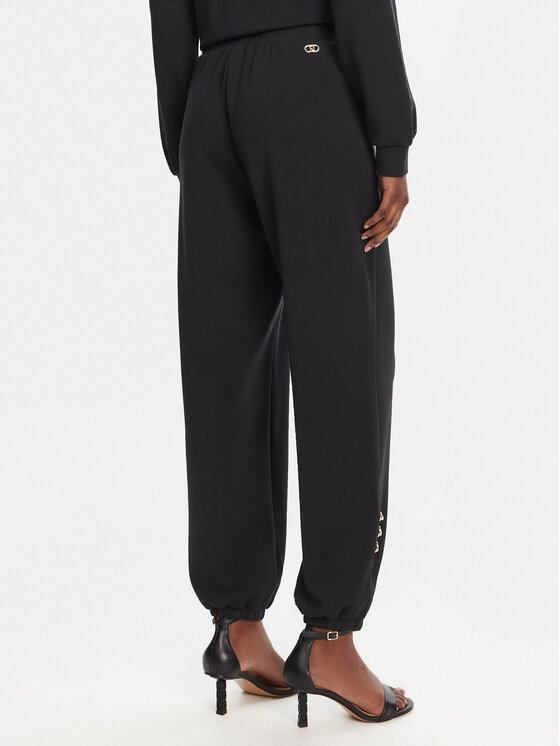 Liu Jo Sport Liu Jo Sport Спортивні штани TA5229 J4869 Чорний Relaxed Fit
