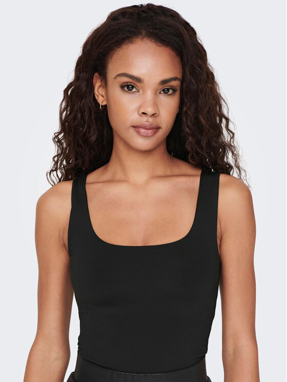 ONLY ONLY Top Lea 15278090 Negru Regular Fit