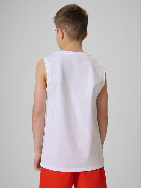 4F 4F T-Shirt BEACHSIDE CHILL Biały Regular Fit