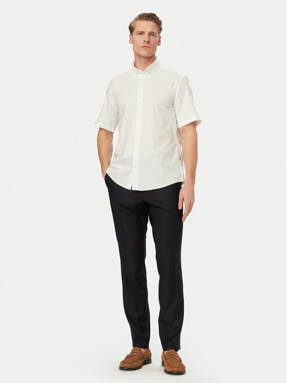 BOSS BOSS Koszula H-Liam 50560404 Biały Regular Fit