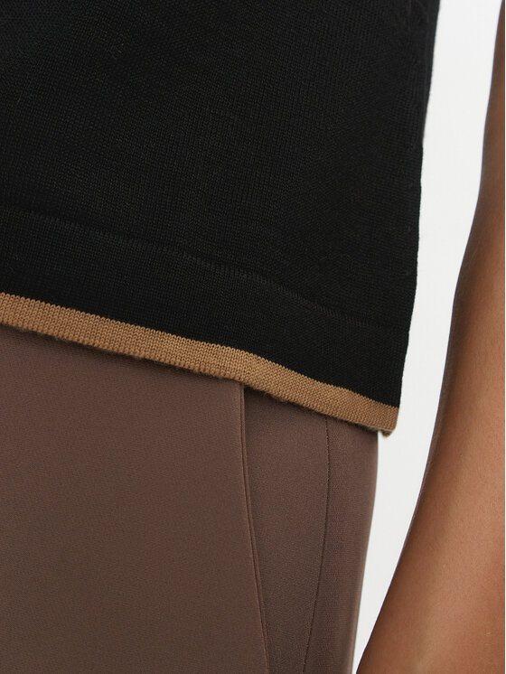 Luisa Spagnoli Luisa Spagnoli Blusa Macinapepe 58514 Nero Regular Fit