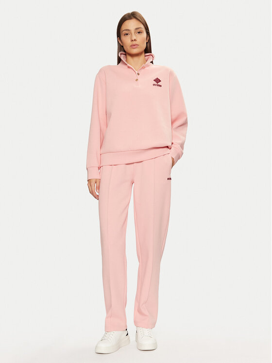 Guess Guess Majica dugih rukava V5RQ01 KCLD1 Ružičasta Regular Fit
