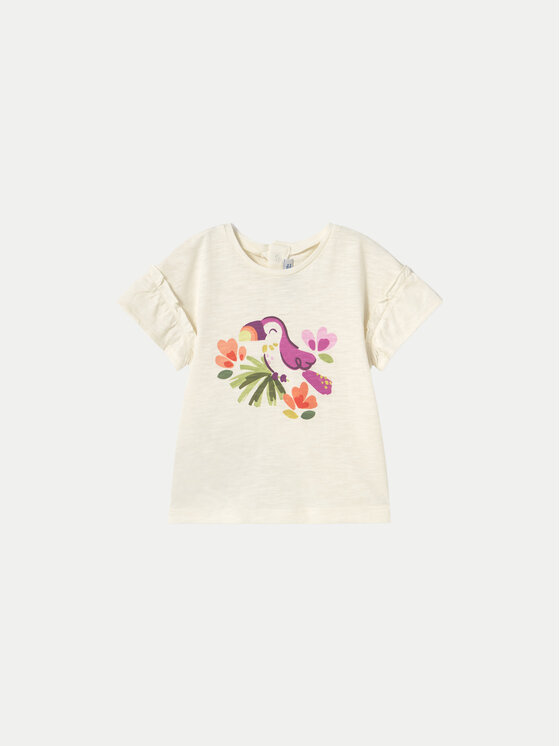 Mayoral Mayoral Σετ 2 T-Shirts 1047 Μπεζ Regular Fit