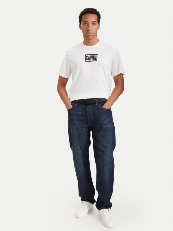 Calvin Klein Jeans Calvin Klein Jeans Тишърт Boxed Graphic LV04RH818G Бял Regular Fit