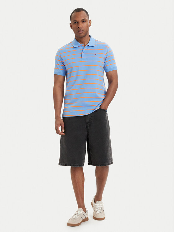 Tommy Jeans Tommy Jeans Polo DM0DM22708 Zils Regular Fit