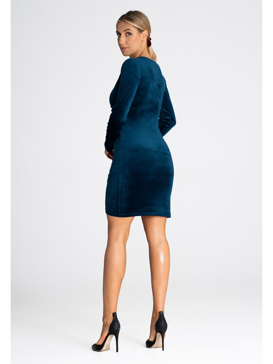 FIGL FIGLFIGL Vestito M963 Blu Regular Fit
