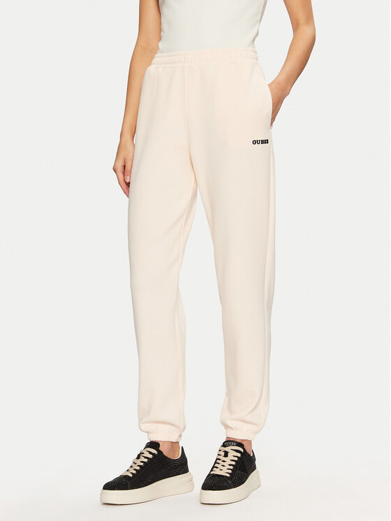 Guess Guess Jogginghose V5RB02 KCLD1 Écru Regular Fit