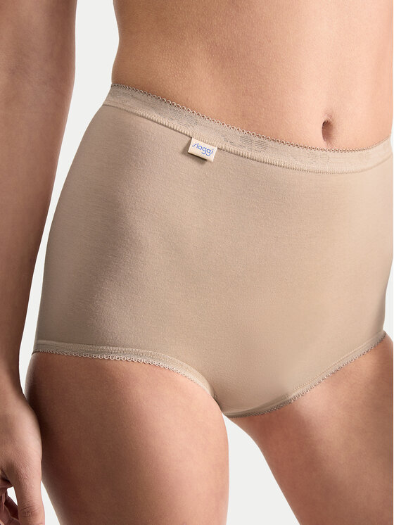 Sloggi Sloggi Klassischer Damenslip mit hoher Taille Basic 10007656 Beige