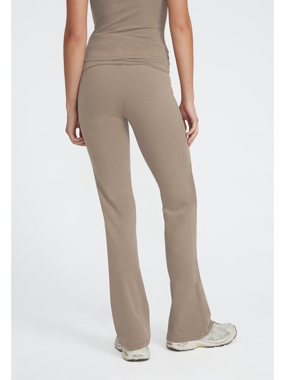 Style Republic Style Republic Legginsy Foldover Pants Brązowy jasny Athletic Fit