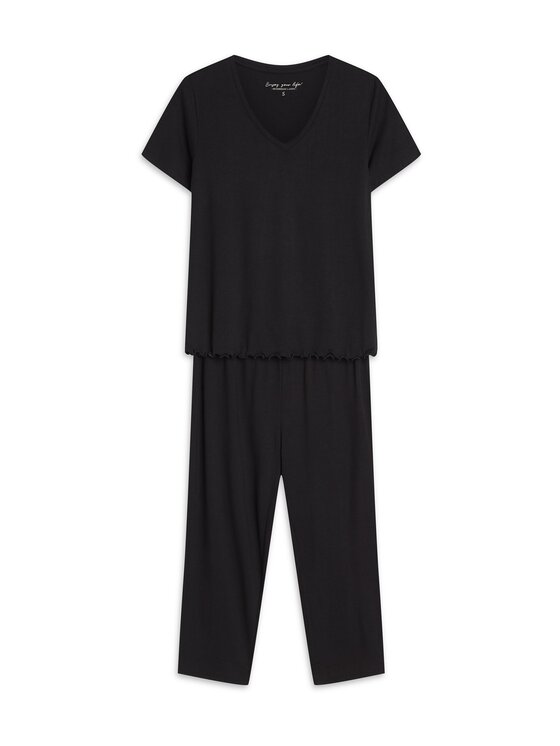 Henderson Henderson Piżama 43023 Czarny Regular Fit