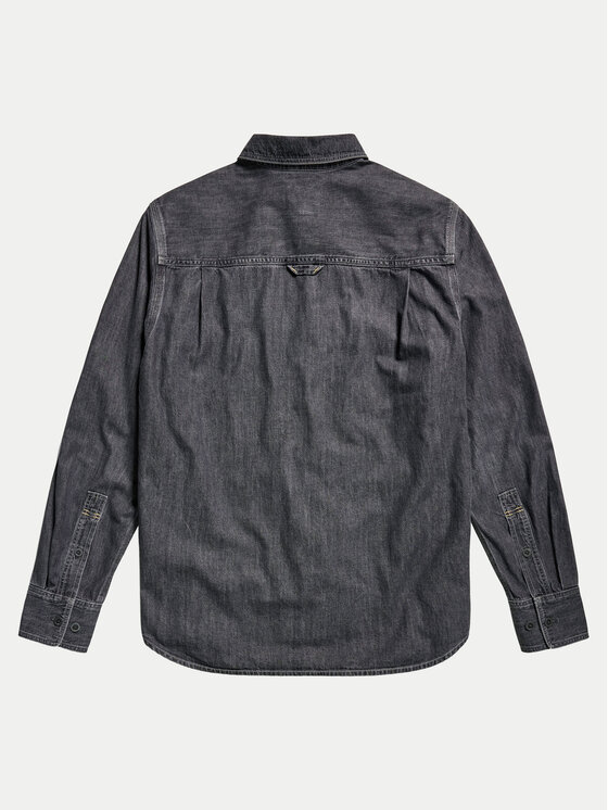 G-Star Raw G-Star Raw Koszula jeansowa Nimes D23009-D540 Szary Regular Fit