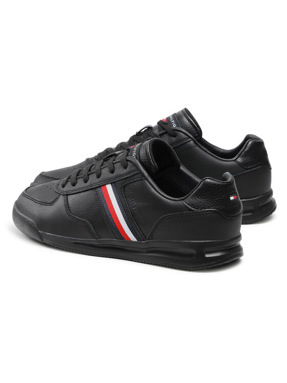Tommy Hilfiger Tommy Hilfiger Sneakers Lightweight Leather Sneaker Flag FM0FM03471 Schwarz