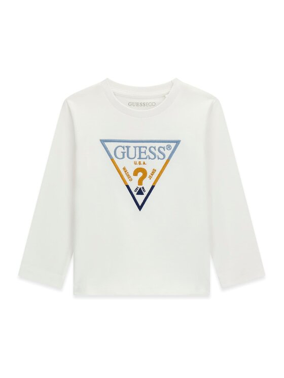 Guess Kids Guess Kids T-Shirt 185389 Biały Classic Fit