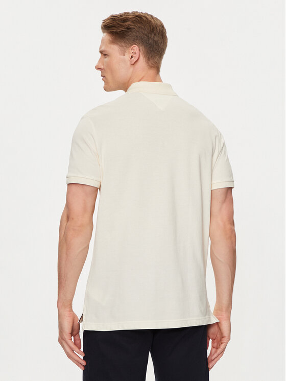 Tommy Hilfiger Tommy Hilfiger Polokošile Boucle Embro MW0MW34771 Béžová Regular Fit