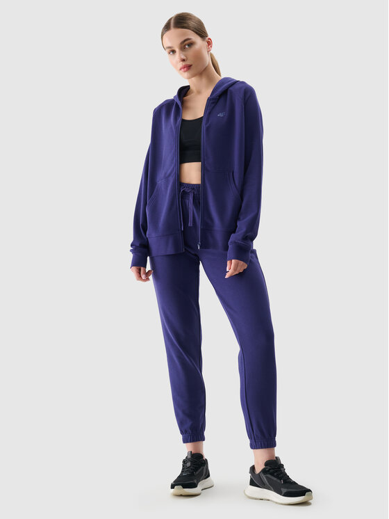 4F 4F Παντελόνι φόρμας 4FWMM00TTROF1138-31S Μπλε Regular Fit
