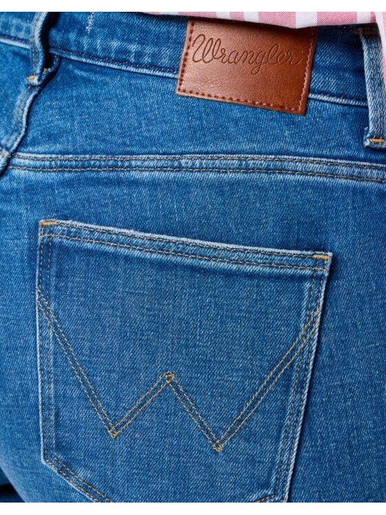 Wrangler Wrangler Jeansy Straight 658 Niebieski Straight Fit
