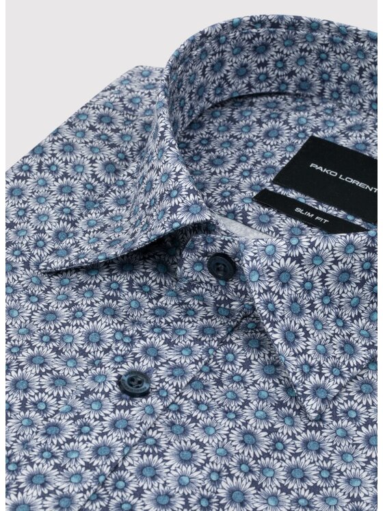 Pako Lorente Pako Lorente Koszula P25SF-1X-055 Niebieski Slim Fit
