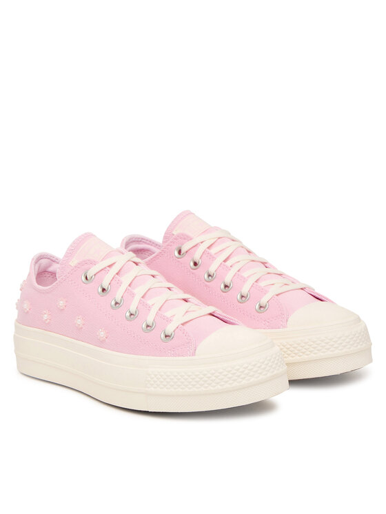 Converse Converse Trampki Chuck Taylor All Star Lift Platform Beads A16108C Różowy