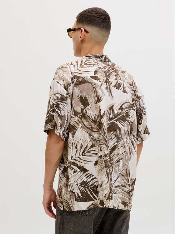 Jack & Jones Jack & Jones Košeľa Jeff 12288854 Hnedá Relaxed Fit