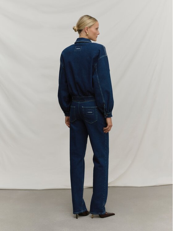 La Mania La Mania Bomber SKINNY 2 Blu Classic Fit