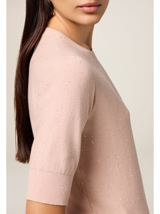Oltre Oltre Maglione M494J005255N006 Rosa Regular Fit