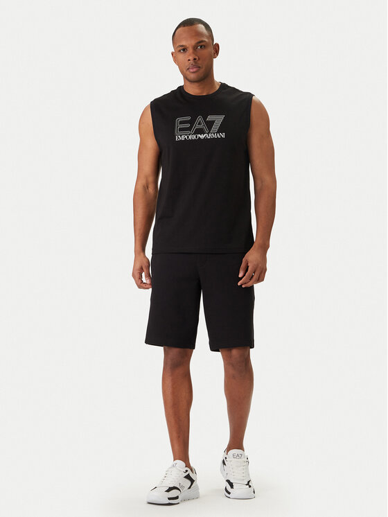 EA7 Emporio Armani EA7 Emporio Armani Tank top 7M001306 AF10375 UC001 Czarny Regular Fit