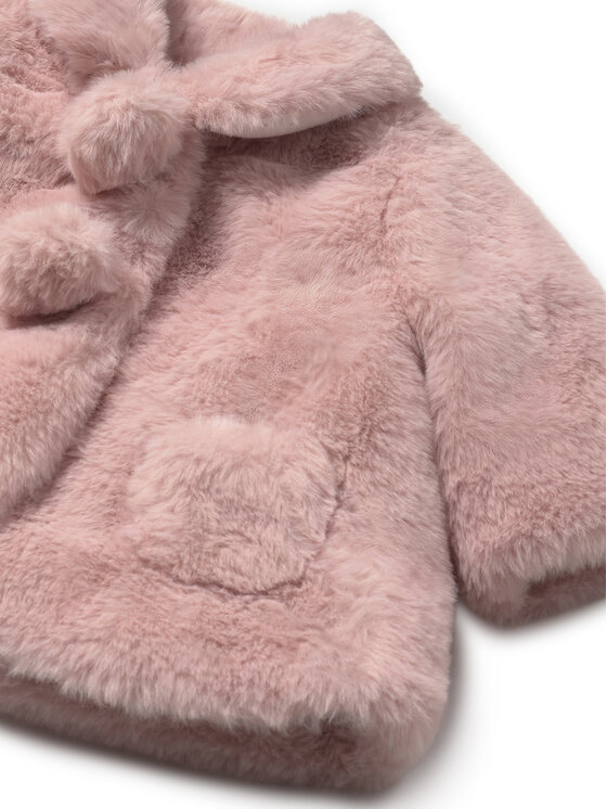 Mayoral Mayoral Pelzmantel 2402 Rosa Regular Fit